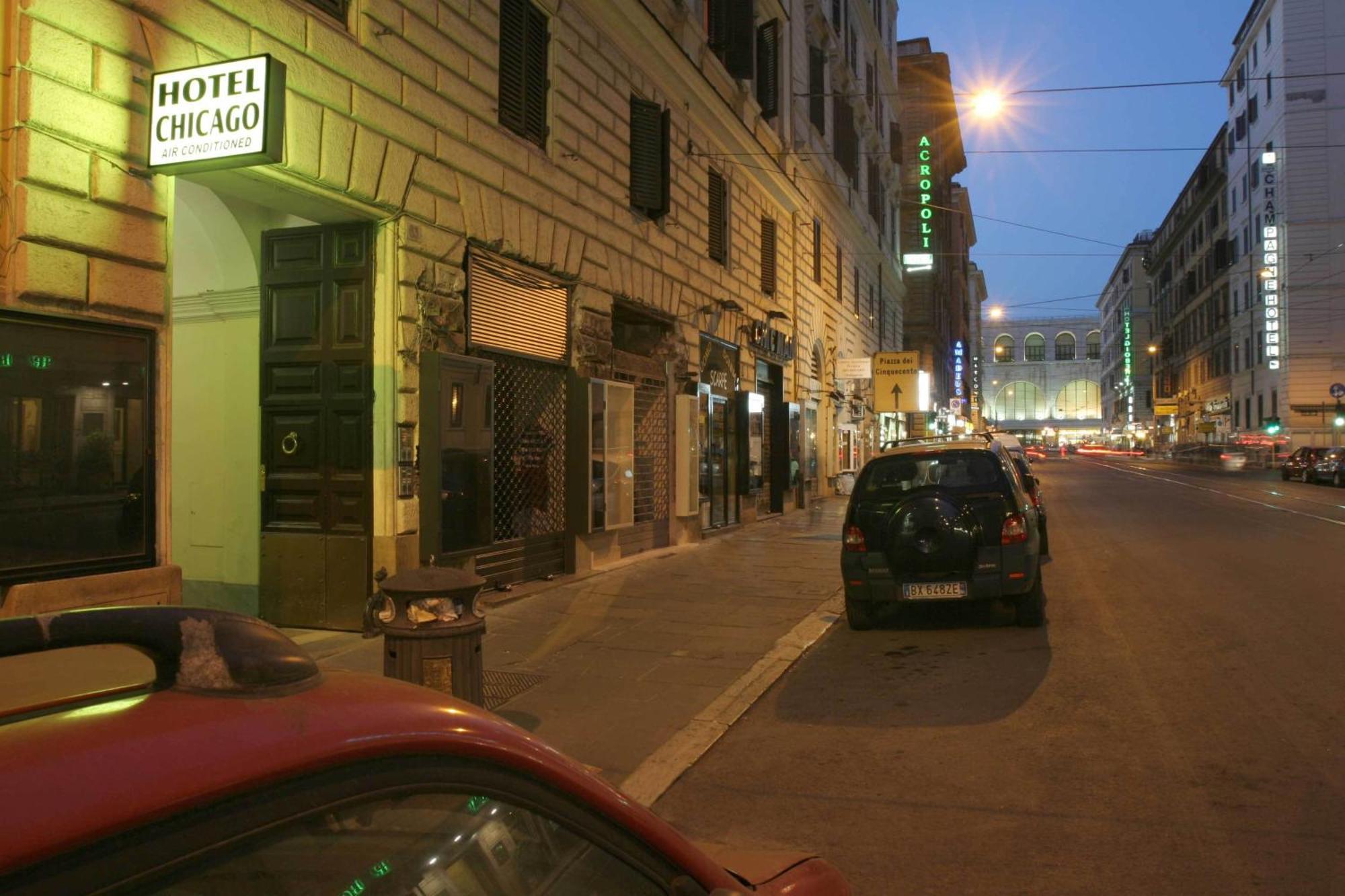 Hotel Chicago Roma Exterior foto